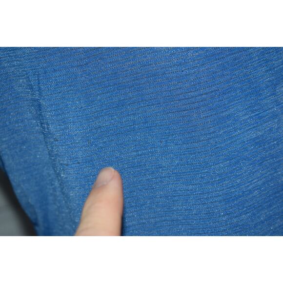 Lululemon Gym Shirt Mens Size Large Performance Polyester Blend Blue - Picture 8 of 9